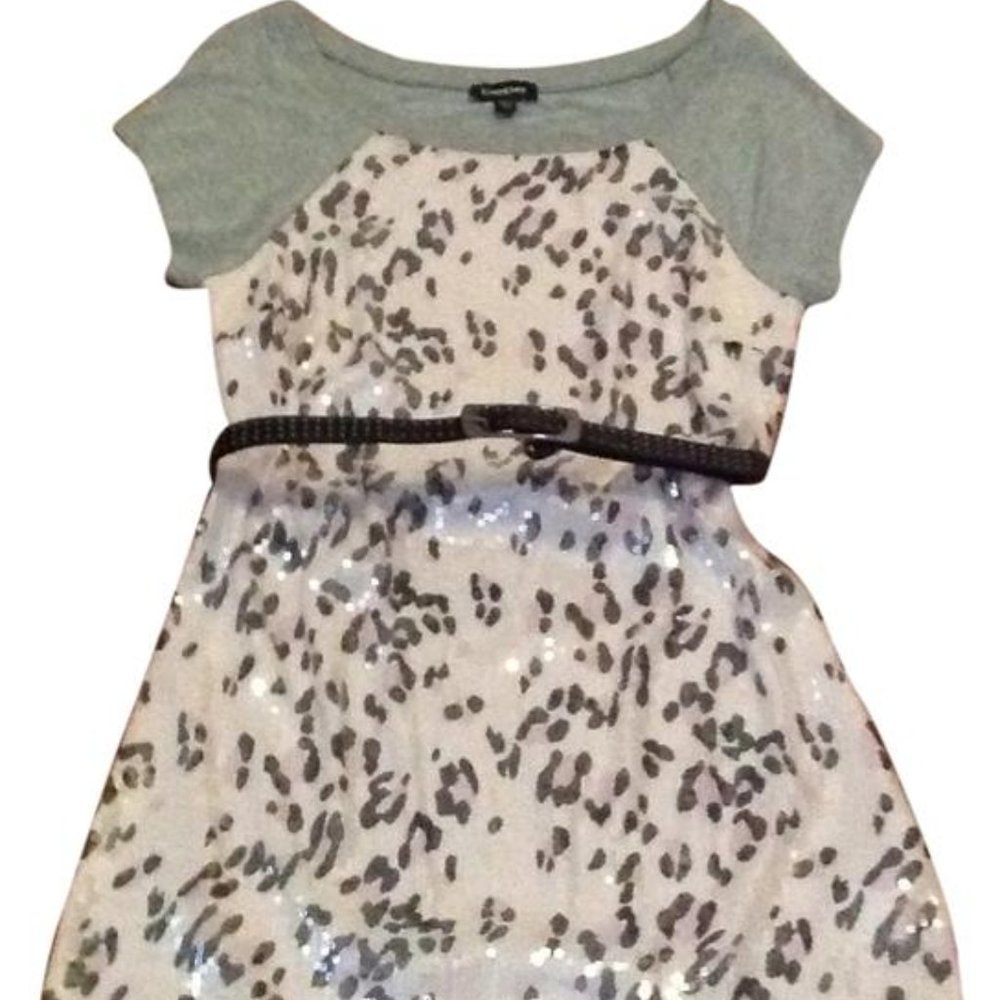 bebe jersey/sequin casual dress size Medium